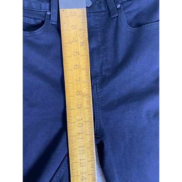 Paige Gemma High Waist Cigarette Leg Stretch Jeans Black Size 27 - Picture 5 of 11
